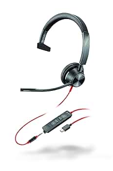 Amazon.com: Plantronics - Blackwire 3315 Wired, Single Ear